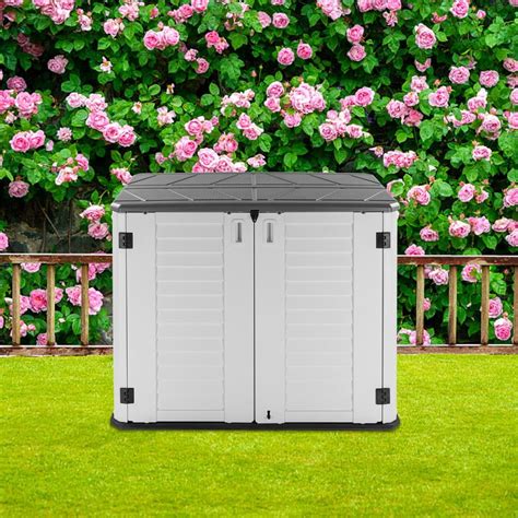 electrical lawn box|deal on patio storage box.